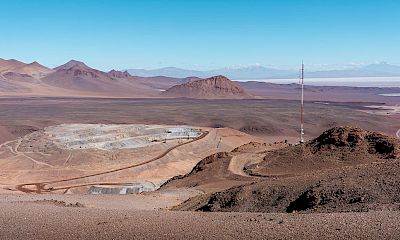 Lindero Mine panoramic view