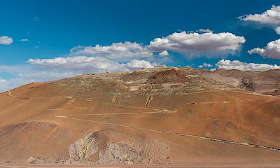 Panoramic view of the Lindero deposit