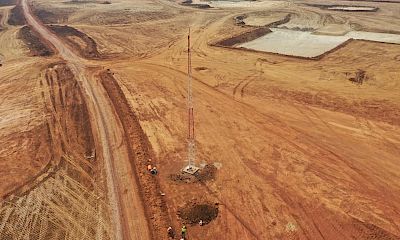 Plant Communications Tower installed - February 2022