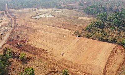 Laterite fill completed for EPC office and plant building office areas - February 2022