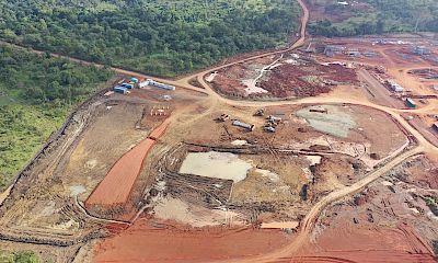 Mine services area (MSA) construction underway - October 2022