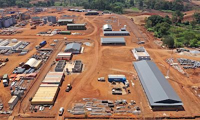 Plant area buildings nearing completion - November 2022
