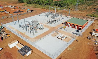 High voltage substation and switchyard energized - December 2022