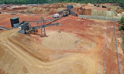 Mineralized material to the stockpile - April 2023