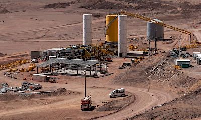 Panoramic view of the agglomeration plant