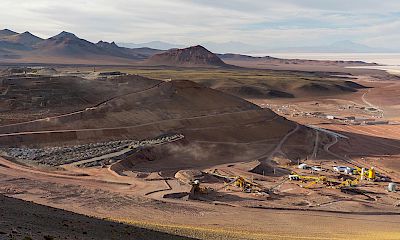 Panoramic view of the Lindero Project
