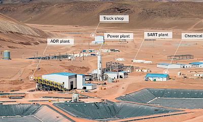 Panoramic view of ADR and SART plants