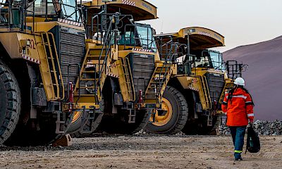 Lindero Project: Mining truck operator